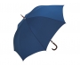 FARE Houston Teflon Executive Woodshaft Automatic Golf Umbrellas - Navy Blue