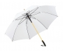 FARE Fashion Metallic Automatic Golf Umbrellas - White/Gold