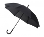 Impliva Falconetti Auto Walking Crook Handle Umbrellas - Black