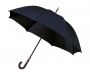 Impliva Franklin Wood Crook Golf Umbrellas - Navy Blue