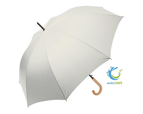 FARE Eco Crook Handled WaterSAVE Automatic Golf Umbrellas - Natural