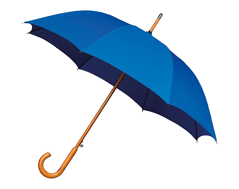 Headingly Executive Automatic WoodCrook Umbrellas - Royal Blue