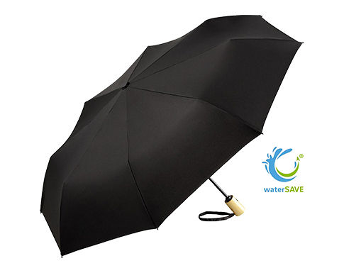FARE Eco Mini Automatic WaterSAVE Umbrellas - Black