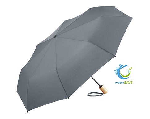 FARE Eco Mini Automatic WaterSAVE Umbrellas - Grey