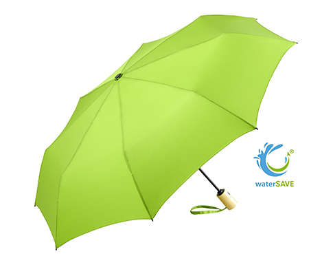 FARE Eco Mini Automatic WaterSAVE Umbrellas - Lime