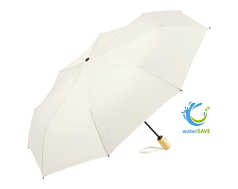 FARE Eco Mini Automatic WaterSAVE Umbrellas - Natural