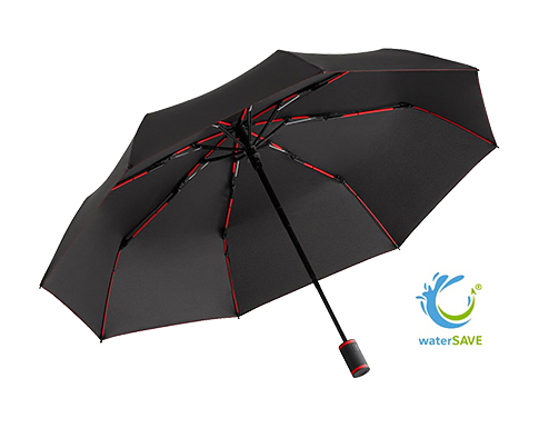 FARE Colourline WaterSAVE Automatic Pocket Umbrellas - Red