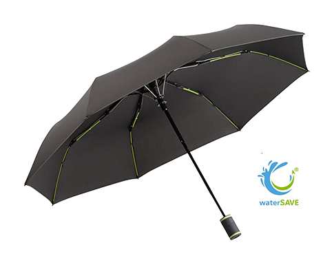 FARE Colourline WaterSAVE Mini Automatic Pocket Umbrellas - Lime