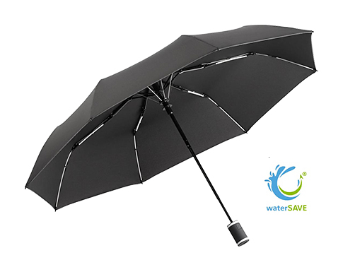 FARE Colourline WaterSAVE Mini Automatic Pocket Umbrellas - White