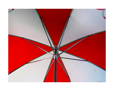 Birkdale Budget Golf Umbrellas - Red / White
