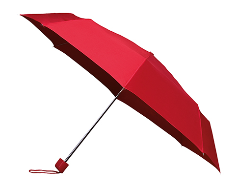 Esperia Budget Telescopic Supermini Umbrellas - Red