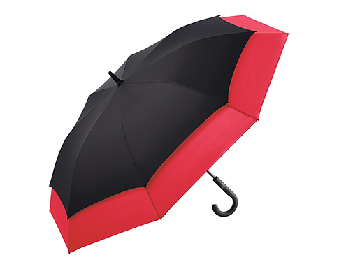 FARE Calvert Extending Dual Canopy Auto Golf Umbrellas - Red