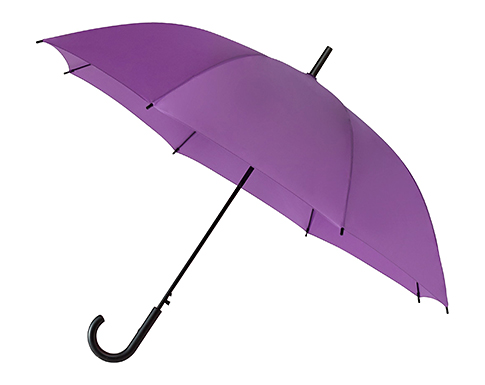 Impliva Falconetti Auto Walking Crook Handle Umbrellas - Purple