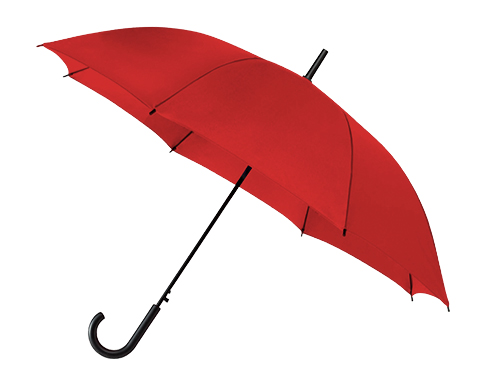 Impliva Falconetti Auto Walking Crook Handle Umbrellas - Red