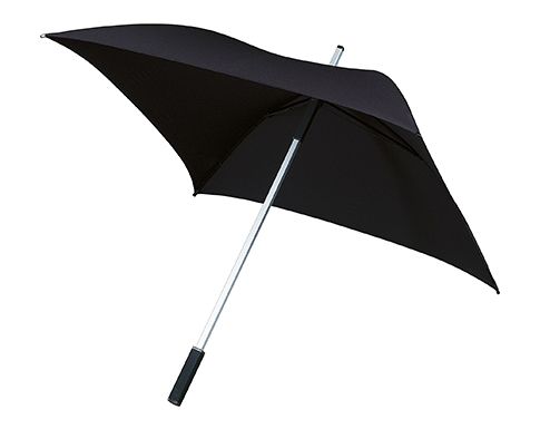Impliva All Square Aluminium City Umbrellas - Black