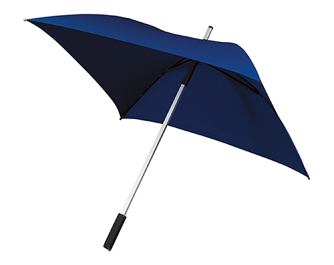 Impliva All Square Aluminium City Umbrellas - Navy Blue