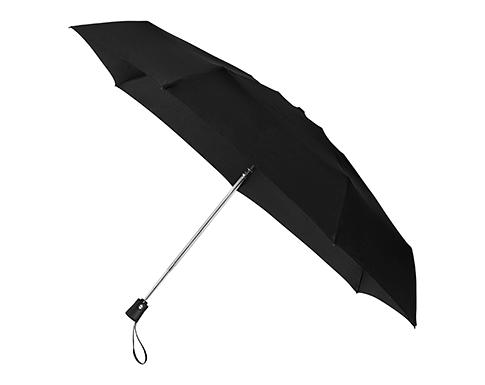 Impliva MiniMax Auto Open & Close Teflon Windproof Umbrellas - Black