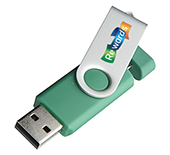 8gb On The Go Twister Micro USB FlashDrive - Full Colour
