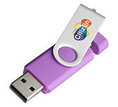 4gb On The Go Twister Micro USB FlashDrive - Full Colour