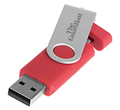 8gb On The Go Twister Micro USB FlashDrive - Engraved