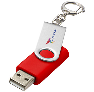 8gb Twister Keyring USB FlashDrive - Full Colour