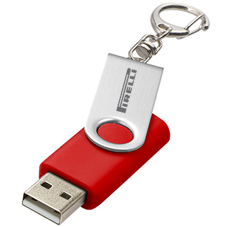 4gb Twister Keyring USB FlashDrive - Engraved