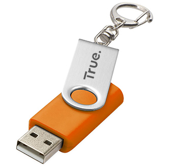 16gb Twister Keyring USB FlashDrive - Engraved