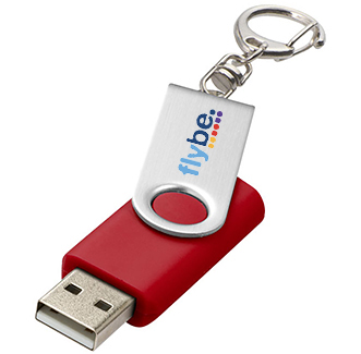 16gb Twister Keyring USB FlashDrive - Full Colour
