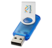 2gb Twister Translucent USB FlashDrive - Full Colour