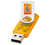 1gb Twister Translucent USB FlashDrive - Full Colour