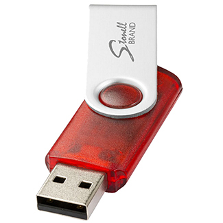 1gb Twister Translucent USB FlashDrive - Engraved