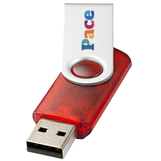 4gb Twister Translucent USB FlashDrive - Full Colour