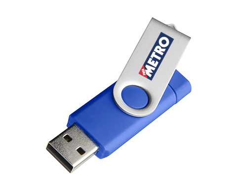 32gb On The Go Twister Micro USB FlashDrive