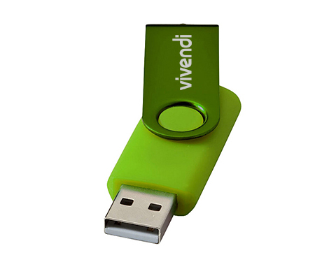 1gb Twister Metallic USB FlashDrive - Engraved