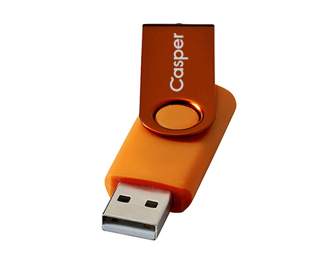 4gb Twister Metallic USB FlashDrive - Engraved