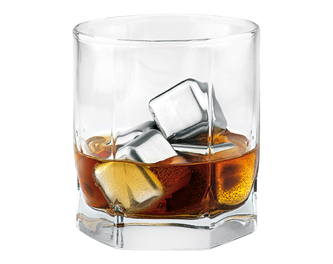 Reusable Stainless Steel Ice Cubes - Silver
