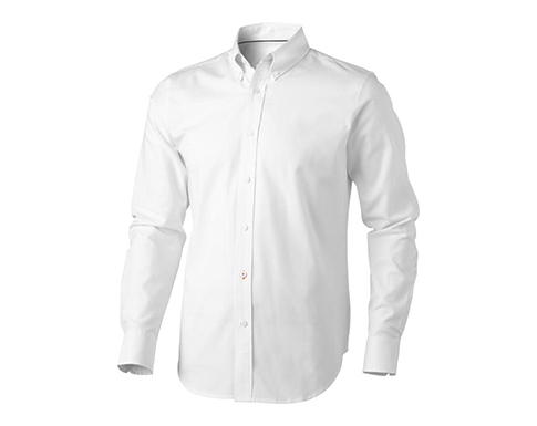 Vaillant Long Sleeve Oxford Shirts - White