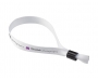 Event Fabric Security Lock Wristbands - White