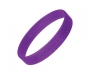 Silicone Wristbands Debossed - Purple