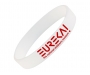 Express Silicone Wristbands Printed - White