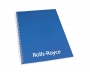 A5 Recycled Till Receipt Wire Bound Notepads - Royal Blue