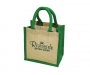 Lichfield Mini Bag For Life Jute Bags - Green