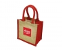 Lichfield Mini Bag For Life Jute Bags - Red
