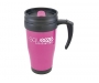 Alaska Colour Touch 400ml Travel Mugs - Pink