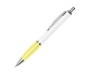 Branded Contour Wrap Pens - Yellow