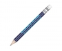 Promotional Mini Pencils With Eraser - Navy Blue