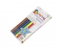 Carnival Six Pack Of Mini Colouring Pencils - White