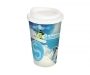 ColourBrite 350ml Americano Coffee Take Away Mugs - White