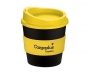 Americano Primo Grip 250ml Vending Take Away Mugs - Black / Yellow