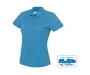 AWDis Women's Performance Polo Shirts - Sapphire Blue